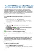 NUR 621 MODULE 6 EXAM &vert; QUESTIONS AND ANSWERS &vert; 2026 UPDATE &vert; UTICA COLLEGE&period;