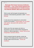 Washington Wind Turbine Technician Certification &NewLine;Examination &mdash; Level 1 Exam Practice Questions And &NewLine;Correct Answers&vert;&vert;Verified Exam&excl;&excl;&excl; &lpar;Verified Answers&rpar; &NewLine;Plus Rationale 2026&sol;2027 Q&A&vert; Instant Download Pdf