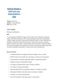NUR 621 Module 2 SOAP note Case Study Graded A&plus; 2026