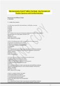 Macroeconomics Final 6th Edition Test Bank - Key Concepts and Practice Questions with Verified Solutions&period;