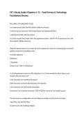 FST 3 Study Guide &lpar;Chapters 1&ndash;5&rpar; &ndash; Food Science & Technology Foundations Review