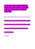 Praxis 5002 Exams COMPREHENSIVE QUESTIONS AND VERIFIED ANSWERS 2026-2027&lpar;GRADED A&plus;&rpar; DETAILED ANSWERS&excl;&excl;