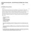MCS Practice Exam Questions &ndash; High-Yield Study Set &lpar;Multiple Choice &plus; Review Guide&rpar;