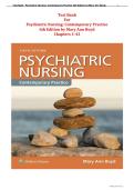 TEST BANK&colon; Psychiatric Nursing Contemporary Practice 6th Edition Boyd &vert; All Chapters 1-43 Verified Q&A with Rationales