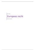 Europees recht &vert; Tweede bachelor &vert; UGent &vert; 2025&sol;2026