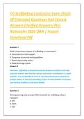 CO Scaffolding Contractor Exam &lpar;State &NewLine;Of Colorado&rpar; Questions And Correct &NewLine;Answers &lpar;Verified Answers&rpar; Plus &NewLine;Rationales 2026 Q&A &vert; Instant &NewLine;Download Pdf 