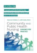 TEST BANK ROR Community and Public Health Nursing&colon; Evidence for Practice 4th Edition by DeMarco & Walsh&comma; All 25 Chapters Covered ISBN&colon;9781975196554 COMPLETE GUIDE ALL CHAPTERS COVERED 100&percnt; VERIFIED A&plus; GRADE ASSURED&excl;&excl;&excl;&excl;&excl; NEW LATEST UPDATE&excl;&excl;&excl;&excl;&excl;