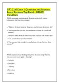 NSG 3100 Exam 1 Questions and Answers Latest Versions Top Rated - GALEN COLLEGE