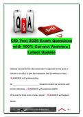 CID Criminal Investigation Test 2026 Questions and Answers &vert; Criminal Investigation Study Guide &vert; 100&plus; Practice Questions &vert; Crime Scene Investigation&comma; Evidence&comma; Homicide&comma; Interviews & Court Testimony