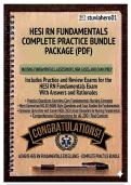 HESI RN Fundamentals Complete Practice Bundle 2026&colon; Full Study Guide & NGN Question Bank &lpar;PDF&rpar;