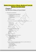 Mishkin Economics of Money&comma; Banking & Financial Markets Test Bank Notes