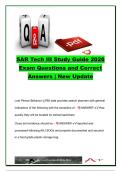 SAR Tech III 2026 Exam Questions and Answers &vert; Search & Rescue Certification Study Guide &vert; 70&plus; Practice Questions on Lost Person Behavior&comma; Search Planning&comma; Navigation & SAR Operations