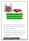 NASAR SARTEC III EXAM COMPLETE PACKAGE DEAL