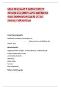 MHA 705 EXAM 2 WITH CORRECT &NewLine;ACTUAL QUESTIONS AND CORRECTLY &NewLine;WELL DEFINED ANSWERS LATEST &NewLine;ALREADY GRADED A&plus; 