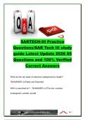 NASAR SARTEC III EXAM COMPLETE PACKAGE DEAL