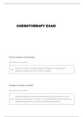 PRINCIPLES OF CHEMOTHERAPY QUESTIONS AND VERIFIED ANSWERS