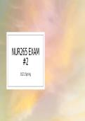 NUR 265 Exam 2 &ndash; Medical-Surgical Nursing &ndash; &lpar;2026&rpar; Actual Questions & Answers