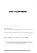 CHEMOTHERAPY DRUGS QUESTIONS AND VERIFIED ANSWERS