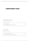 CHEMOTHERAPY CERTIFICATION QUESTIONS AND VERIFIED ANSWERS
