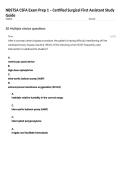 NBSTSA CSFA Exam Prep 1 &ndash; Certified Surgical First Assistant Study Guide