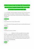 TEST BANK FOR TCOLE PRACTICE EXAM&period; QUESTIONS AND ANSWERS