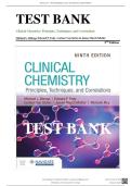 Test Bank for Clinical Chemistry Principles&comma; Techniques&comma; and Correlations 9th Edition by Michael L&period; Bishop&vert; 9781284238860&vert; All Chapters 1-31&vert; LATEST