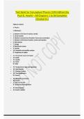 Test Bank for Conceptual Physics &lpar;13th Edition&rpar; by Paul G&period; Hewitt &ndash; All Chapters 1 to 36 Complete &lpar;Graded A&plus;&rpar;