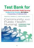 Test Bank for Community and Public Health Nursing&colon; Evidence for Practice 4th Edition by Rosanna DeMarco and Judith Healey-Walsh isbn-978-1975196554
