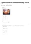 Dermatology Exam Study Guide &ndash; Comprehensive Review Notes and Key Concepts