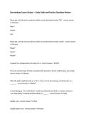 Dermatology Course Quizzes &ndash; Study Guide and Practice Questions Review