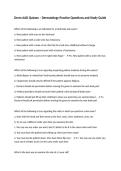 Derm AAD Quizzes &ndash; Dermatology Practice Questions and Study Guide
