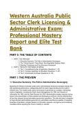 2026&sol;2027 Elite Western Australia Public Sector Clerk Exam Test Bank &vert; FOI & State Records Act Mastery