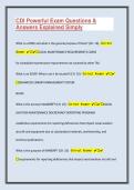 CDI Powerful Exam Questions &&NewLine;Answers Explained Simply
