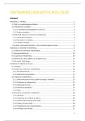 Ontwikkelingspsychologie Samenvatting &vert; VIVES &vert; 2025&sol;26