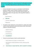 WGU D236 Pathophysiology Objective Assessment Exam Prep 2026 &vert; Practice Questions&comma; Rationales & Study Guide
