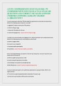 ATI PN COMPREHENSIVE EXIT EXAM 2026 &sol; PN &NewLine;COMPREHENSIVE EXIT EXAM ACTUAL EXAM 180 &NewLine;QUESTIONS AND CORRECT DETAILED ANSWERS &NewLine;&lpar;VERIFIED ANSWERS&rpar; &vert;ALREADY GRADED &NewLine;A&plus;&vert;&vert;BRAND NEW