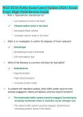WGU D236 Pathophysiology Exam Prep 2026 &vert; High-Yield Review Guide&comma; Practice Questions & Rationales