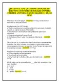 QSP EXAM ACTUAL QUESTIONS COMPLETE 2024 &NewLine;QUESTIONS AND CORRECT DETAILED ANSWERS &NewLine;&lpar;VERIFIED ANSWERS&rpar; ALREADY GRADED A&plus; BRAND &NewLine;NEW&excl;&excl; 