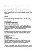 NSG 3100 Exam 3 Fundamentals of Nursing &vert; Questions & Verified Answers Bundle