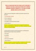 PEDS V2 EXAM AND PRACTICE EXAM LATEST 2026&sol;2027 &vert; &NewLine;COMPLETE 350 REAL EXAM QUESTIONS WITH VERIFIED &NewLine;ANSWERS &lpar;ALREADY GRADED A&plus;&rpar; &vert; ATI PEDS V2 EXAM &NewLine;&lpar;BRAND NEW&excl;&excl;&rpar; LATEST UPDATE