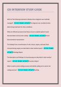 CDI INTERVIEW STUDY GUIDE QUESTIONS AND CORRECT ANSWERS &vert; 2026&sol;2027