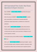 CDI Guaranteed Pass Guide&colon; Real Exam  Questions & Expert Answers
