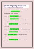 Cdi study guide Clear Questions & Answers for Exam Confidence