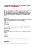 International Residential Code &lpar;IRC&rpar; Complete PDF Study Guide & Code Review Exam Prep