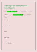 CDI Study Guide&colon; Exam Questions &&NewLine;Expert Answers