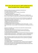 FP 511 Test with all Correct & 100&percnt; Verified Answers &vert;Actual Complete Exam &vert;Already Graded A&plus;