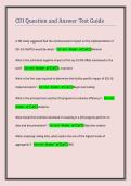 CDI Question and Answer Test Guide &sol; Test Your Knowledge &sol;2026&sol;2027&NewLine;