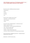 NRSG 2220 Health Assessment Exam 1 EXAM Questions with 100&percnt; Correct Answers &vert; Verified &vert; Updated &lpar;Actual Exam&rpar; LATEST VERSION&excl;&excl;&NewLine;