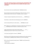 NACE CIP 1 CBT Exam &lpar;Quizzes and Study Questions&rpar; QUESTIONS AND VERIFIED SOLUTIONS &vert;2026 EXAM &vert; ELABORATED &DETAILED ANSWERS&excl;&excl;&NewLine;