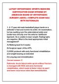 2026&ndash;2027 ULTIMATE ORTHOPAEDIC SURGERY CERTIFICATION MASTER BUNDLE &vert; ABOS ORTHOPAEDIC SURGERY &plus; ORTHOPAEDIC SPORTS MEDICINE &plus; ONC SPORTS INJURIES & ORTHOPAEDIC TRAUMA &vert; COMPLETE EXAM Q&A WITH VERIFIED ANSWERS & DETAILED RATIONALES FOR BOARD & CERTIFICATIO